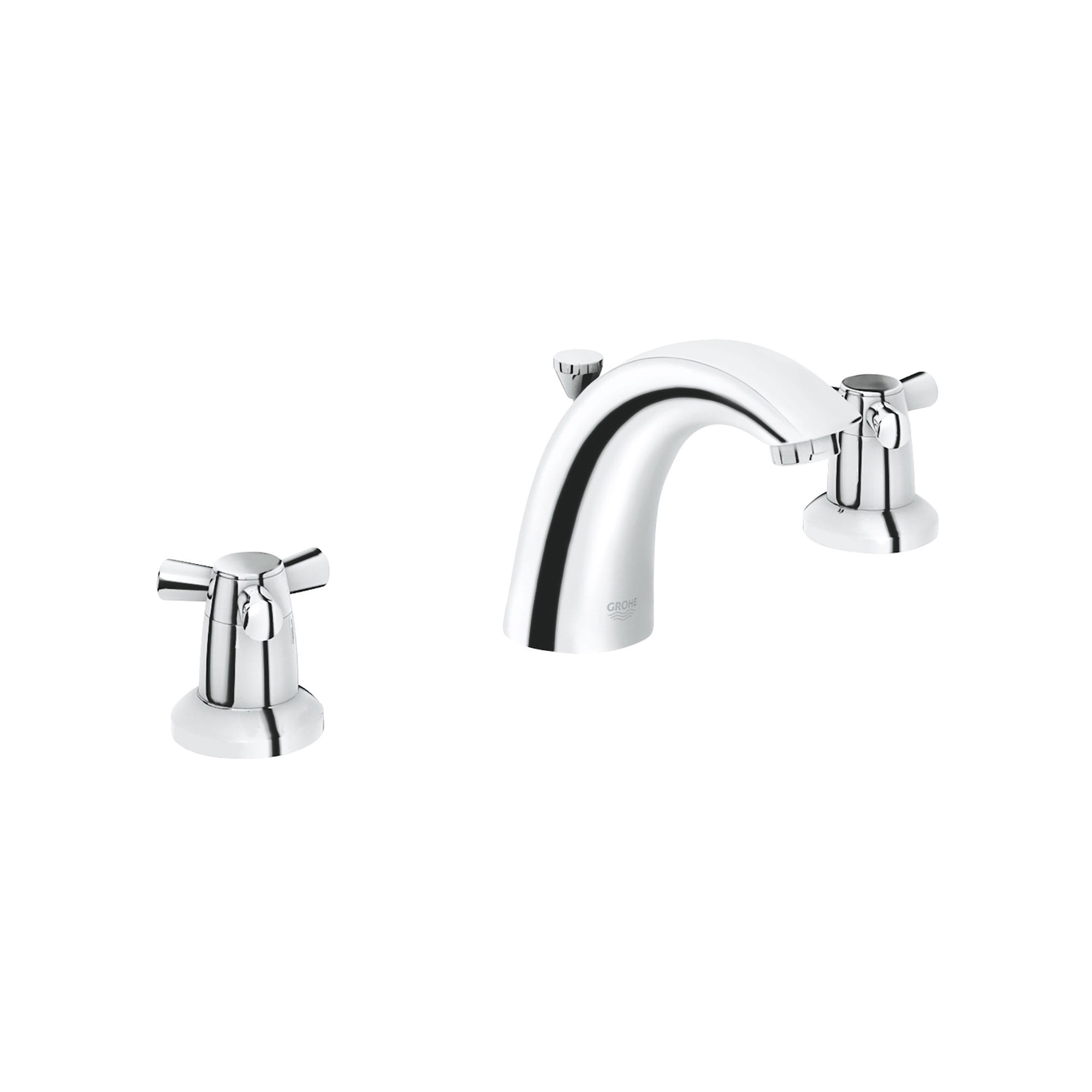 Lavatory 8 in Widespread 2 Handle Bathroom Faucet   12 GPM GROHE CHROME